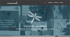 Desktop Screenshot of farfromstandard.se